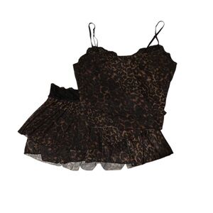 Urban Outfitters Leopard Print Set